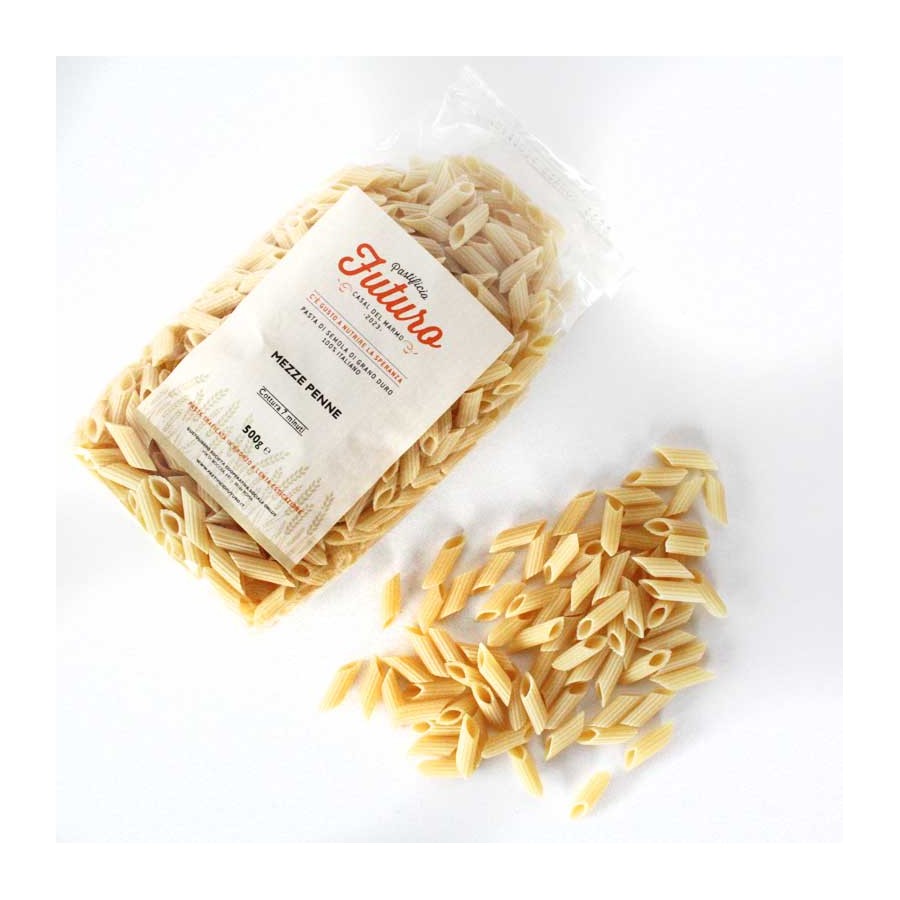 Mezze penne di grano duro 100% italiano - Pastificio Futuro